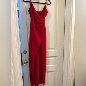 Windsor Maxi Red Dress with Slit